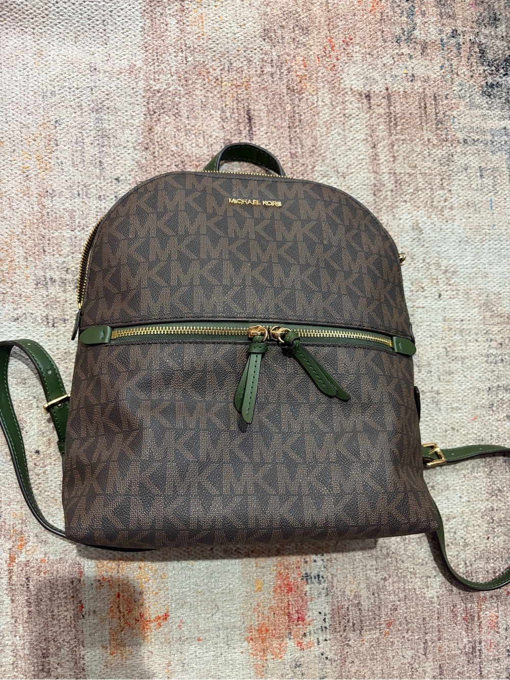 Michael Kors Dallas Medium Signature Logo Backpack – EUC